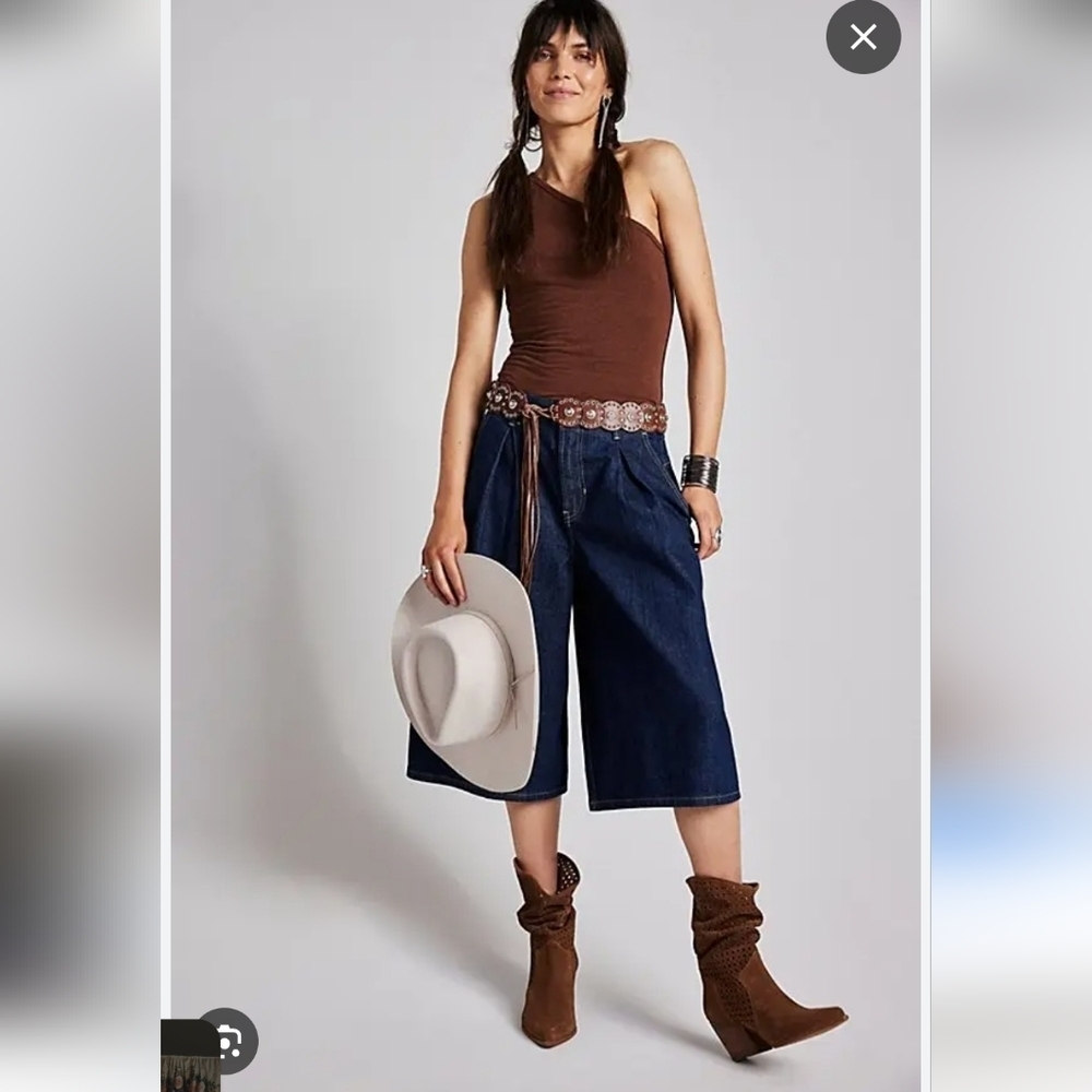 We The Free NWTs CRVY Antonia Crop Culotte